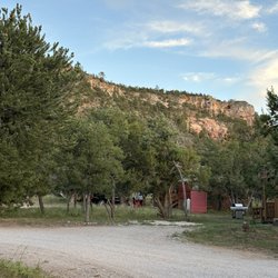 El Morro RV Park, Cabins & Ancient Way Cafe - Taken from the turnaround on the road.
