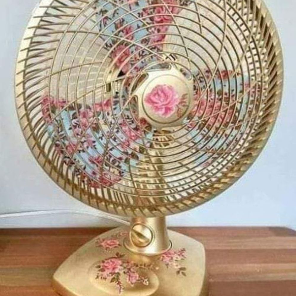Valley veterans thrift - A painted fan with the inside fan blades painted. - Thrift Stores Near Me - Fresno, California Valley veterans thrift - A painted fan with the inside fan blades painted. - Thrift Stores Near Me - Fresno, California