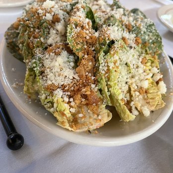 Melfi's - Sort of spicy Caesar salad $18 - Pizza Near Me - Charleston, South Carolina
