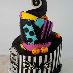 Layered Cakerie - Nightmare before Christmas custom cake