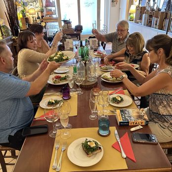 Cooking Classes in Rome - Time to sit down and enjoy our meal. - Cooking Schools Near Me - Rome, RM