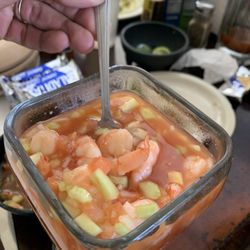Mariscos Mar y Mar - Shrimp cocktails