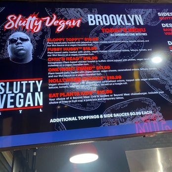 Slutty Vegan - Menu - Vegan Near Me - Brooklyn, New York