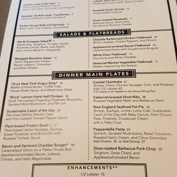 Ale & Compass Restaurant - The dinner menu. - American Near Me - Orlando, Florida Ale & Compass Restaurant - The dinner menu. - American Near Me - Orlando, Florida