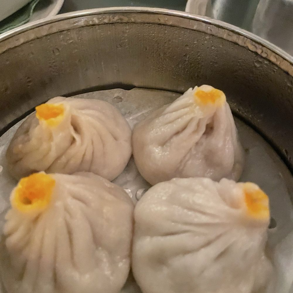 Nomad Tea Parlour - Crab and pork soup dumplings - Chinese Near Me - New York, New York Nomad Tea Parlour - Crab and pork soup dumplings - Chinese Near Me - New York, New York