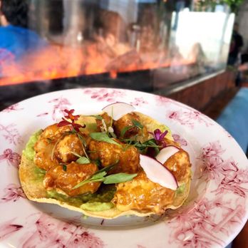 Tacology - Rock Shrimp Tostada - Mexican Near Me - Miami, Florida
