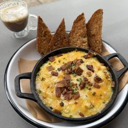 Bru Avl - Baked Cottage Eggs and Cheese