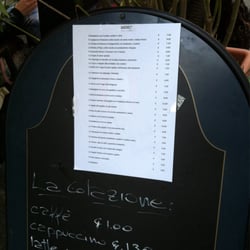 Qubik Caffé - Outside menu