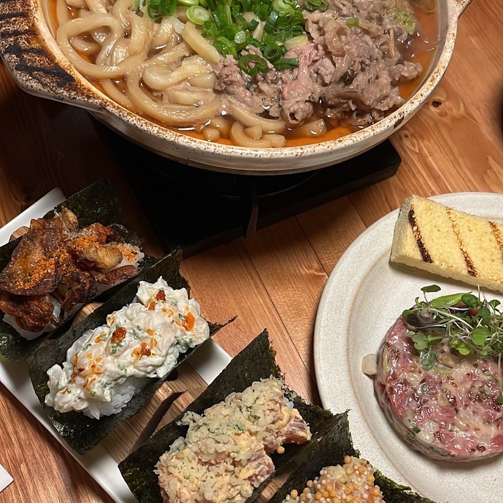 MORU - Sukiyaki, Tartare, Handroll Combo - Japanese Near Me - Fort Lee, New Jersey MORU - Sukiyaki, Tartare, Handroll Combo - Japanese Near Me - Fort Lee, New Jersey