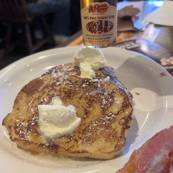 Cracker Barrel Old Country Store - French toast that came with a combo breakfast - this is smaller then what I remember the French toast being - Southern Near Me - Rialto, California Cracker Barrel Old Country Store - French toast that came with a combo breakfast - this is smaller then what I remember the French toast being - Southern Near Me - Rialto, California