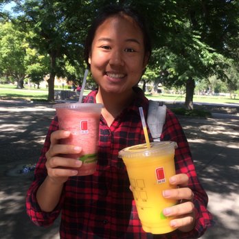 Ivans - My big jodelle!! Drinking Mango and strawberry banana smoothie. Yummmm - Coffee & Tea Near Me - Riverside, California