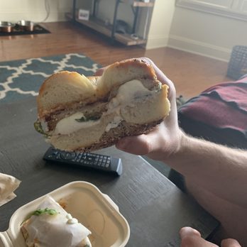 O'Bagel - Ricotta chicken sandwich - Breakfast & Brunch Near Me - Hoboken, New Jersey