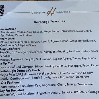 Husk - We tried the husk old fashioned, dragoon punch and the wake up call! My fave was the old fashioned - American Near Me - Charleston, South Carolina