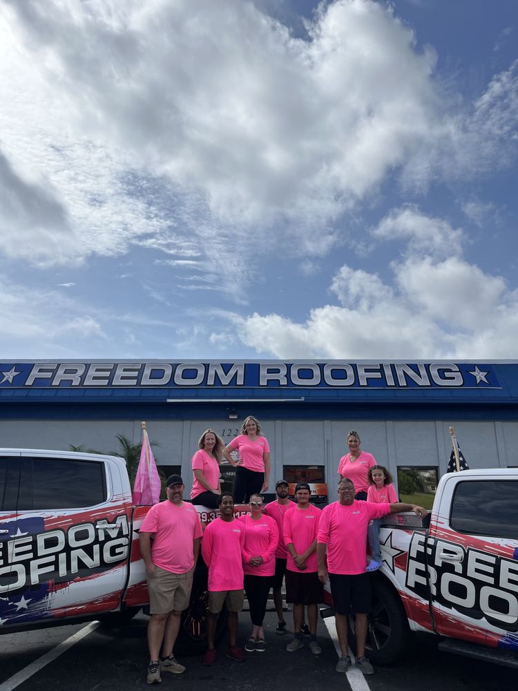 Slide of Freedom Roofing