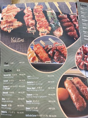 Menu photo 2 Yakitori São Paulo, SP