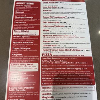 Pizzeria Luca - Menu - Pizza Near Me - Albuquerque, New Mexico