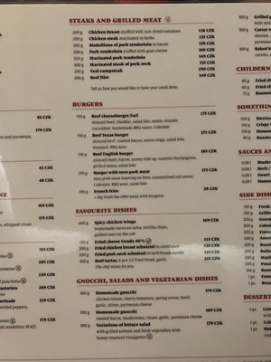 Menu photo 2 TACL restaurant Holešov, ZL