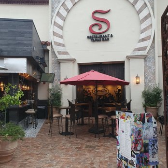 Cafe Sevilla - Outside 2nd floor of the triangle - Spanish Near Me - Costa Mesa, California