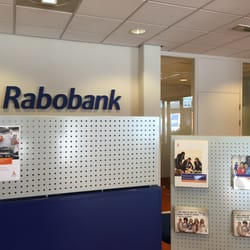 Rabobank - Their logo at the back of the entrance