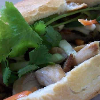Ba Le Restaurant - AWESOME... chicken banh mi. Looky that bread! - Vietnamese Near Me - Arlington, Texas Ba Le Restaurant - AWESOME... chicken banh mi. Looky that bread! - Vietnamese Near Me - Arlington, Texas