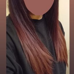 Erin, did my cut. Long layers and trim bangs. Erin, did my cut. Long layers and trim bangs.