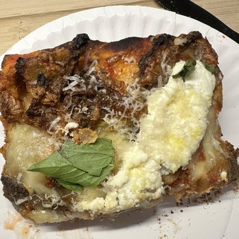 Dario’s Pizza - Eggplant with Ricotta hands down best specialty slice ever. - Pizza Near Me - West Hempstead, New York Dario’s Pizza - Eggplant with Ricotta hands down best specialty slice ever. - Pizza Near Me - West Hempstead, New York