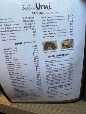 Menu photo 3 Sushi Umi North Vancouver, BC Menu photo 3 Sushi Umi North Vancouver, BC
