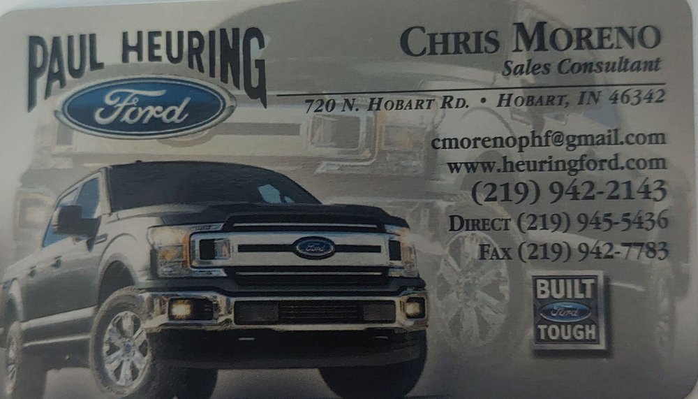 PAUL HEURING FORD Updated October 2024 13 Reviews 720 N Hobart Rd, Hobart, Indiana Car