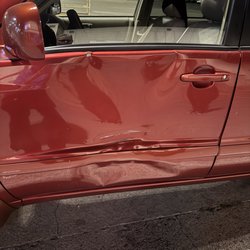 Reads Auto Collision - Damage from hit and run 11pm September 15th
