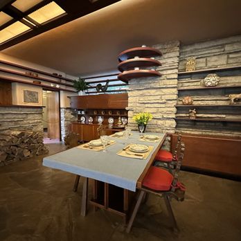 Fallingwater - Dining area of Fallingwater - Landmarks & Historical Buildings Near Me - Mill Run, Pennsylvania