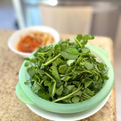 Lucky Seafood Supermarket - Watercress salad :)