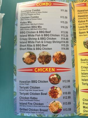 Menu photo 5 Sunshine Hawaii BBQ Stockton, CA