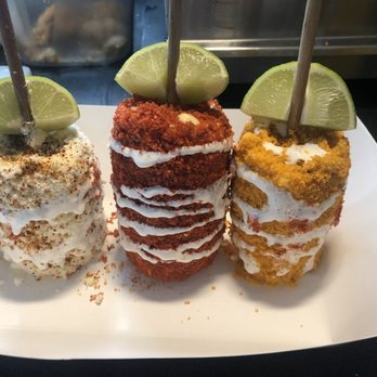 Mochileros Street Food - Elote locos - Food Trucks Near Me - Anchorage, Alaska