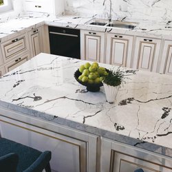 Quarry Granite - Calacatta Black Quartz