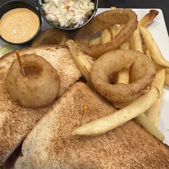 Mel's Diner - Better BLT with Onion Rings, French Fries and Coleslaw - New American Near Me - Cape Coral, Florida Mel's Diner - Better BLT with Onion Rings, French Fries and Coleslaw - New American Near Me - Cape Coral, Florida