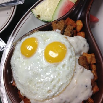 Egg Works - Country fried steak. Check out the gravy!!! - Breakfast & Brunch Near Me - Las Vegas, Nevada