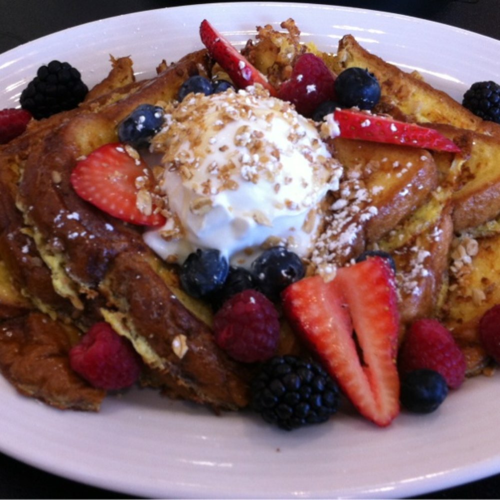Stacked - French toast with fruit and yogurt, amazing! - Breakfast & Brunch Near Me - Oak Lawn, Illinois Stacked - French toast with fruit and yogurt, amazing! - Breakfast & Brunch Near Me - Oak Lawn, Illinois