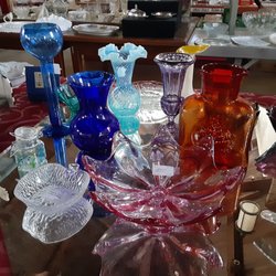 Treasure Shop - I especially like the glassware, but there's so many different things to look at and all displayed so well!