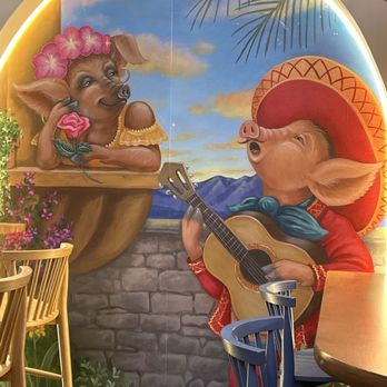 Merry Piglets Mexican Grill - Happy piglets photo! - Mexican Near Me - Jackson, Wyoming