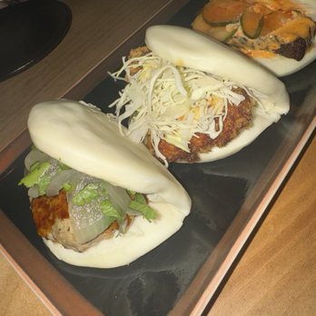 RAMEN-SAN - Pork belly bun, Fried Chicken Bun - Ramen Near Me - Chicago, Illinois RAMEN-SAN - Pork belly bun, Fried Chicken Bun - Ramen Near Me - Chicago, Illinois