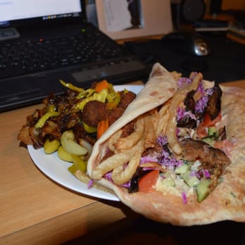 Olympia Pita - Behemoth laffa felafel, has fries, cabbage, Israeli salad, eggplant etccc. OM NOM NOM! - Middle Eastern Near Me - Brooklyn, New York Olympia Pita - Behemoth laffa felafel, has fries, cabbage, Israeli salad, eggplant etccc. OM NOM NOM! - Middle Eastern Near Me - Brooklyn, New York