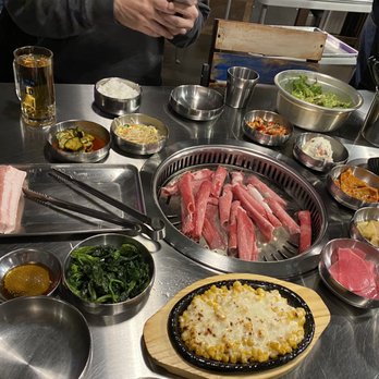 Exit 5 Korean BBQ - Our spread - Korean Near Me - Renton, Washington