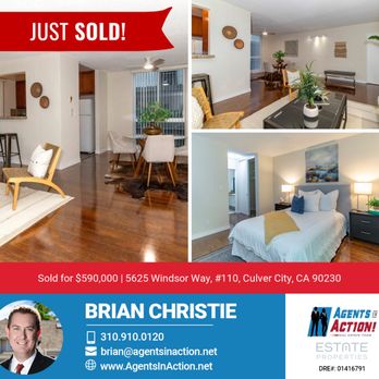Agents In Action Team - Just sold this recently renovated Culver City condo located on a tree-lined street 2 blocks from a sprawling neighborhood park. - Real Estate Agents Near Me - Marina del Rey, California