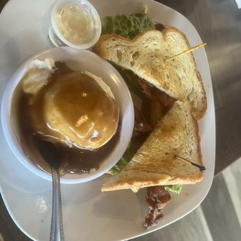Our Place Pub - Blt with egg and mashed potato and gravy - Pubs Near Me - Rincon, Georgia