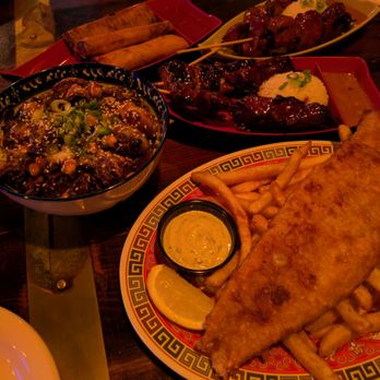 Starboard Tack - Pork Lumpia,Beef Skewers (Filipino BBQ), Fish & Chips, Kung Pow Brussel Sprouts - Cocktail Bars Near Me - Las Vegas, Nevada Starboard Tack - Pork Lumpia,Beef Skewers (Filipino BBQ), Fish & Chips, Kung Pow Brussel Sprouts - Cocktail Bars Near Me - Las Vegas, Nevada