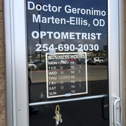 Geronimo Marten - Ellis OD - Hours