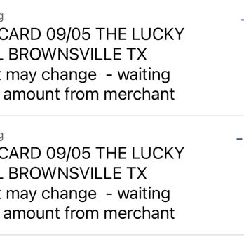 Lucky Barrel - double charged/unauthorized charge - Sports Bars Near Me - Brownsville, Texas Lucky Barrel - double charged/unauthorized charge - Sports Bars Near Me - Brownsville, Texas