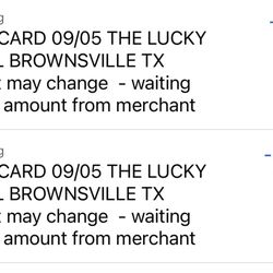 Lucky Barrel - Double charged/unauthorized charge