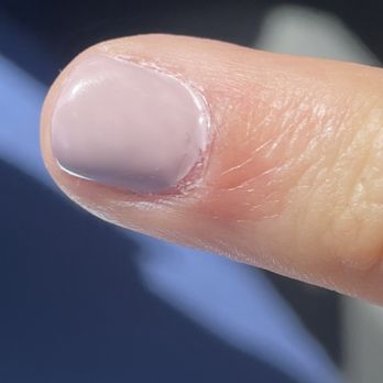 A Nail Today - The paint is on my cuticle here. - Nail Salons Near Me - Oakland, California