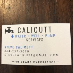 Calicutt Water Well & Pump Services